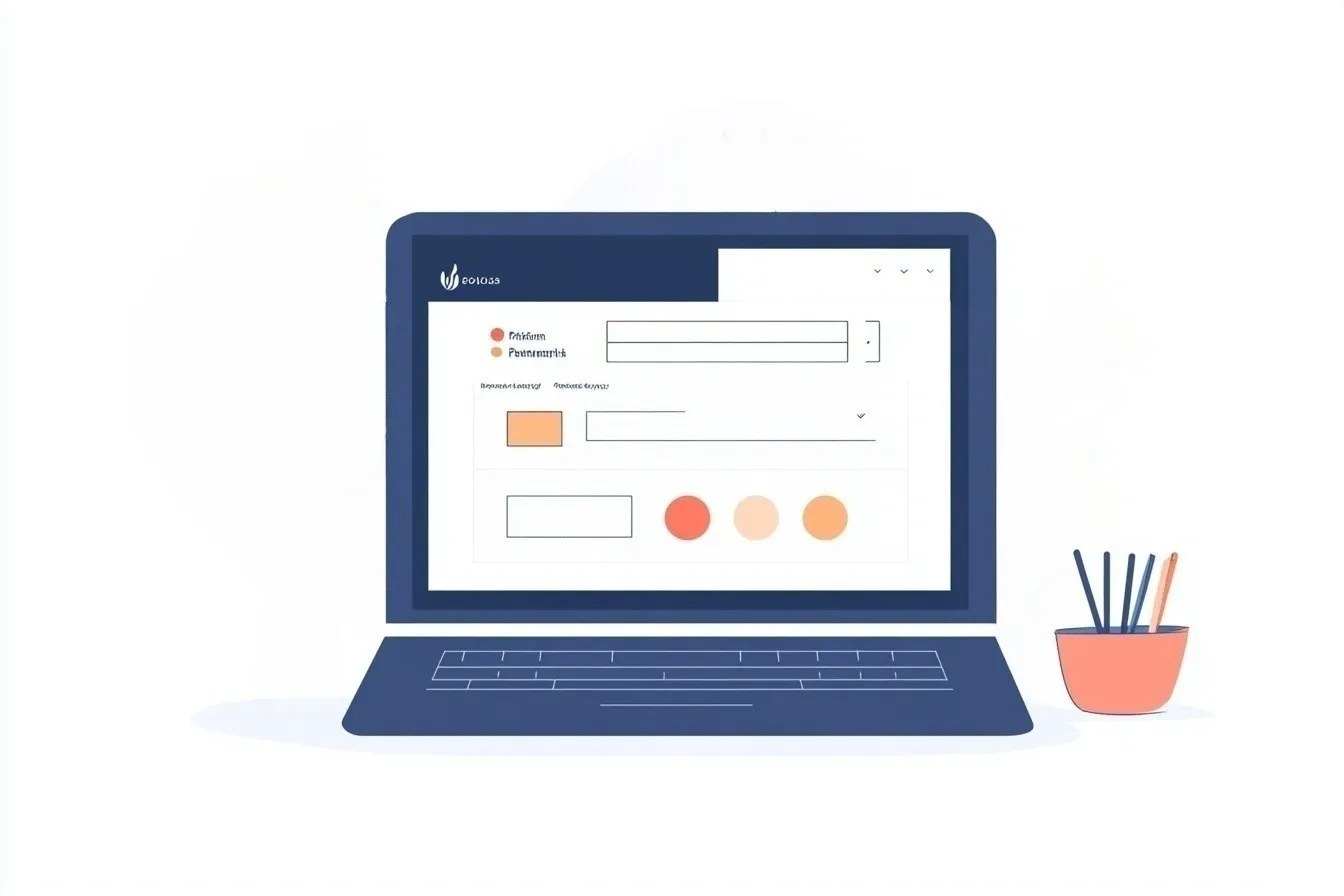 Graphic depicting custom branded Formstack Form.