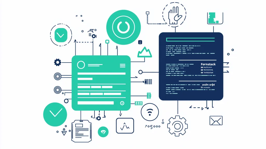 A graphic illustrating how JavaScript works with Formstack using the Live Form API.